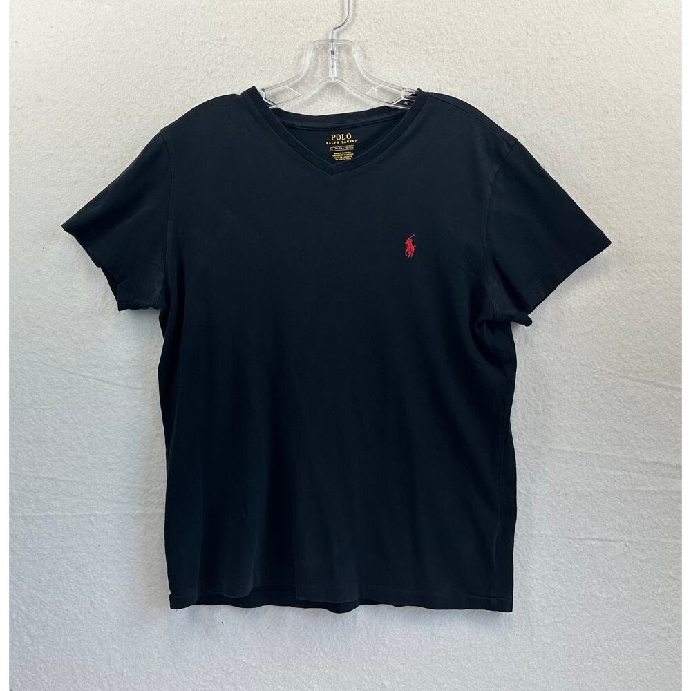 Polo Ralph Lauren V-neck T-Shirt Men's Black Size SM